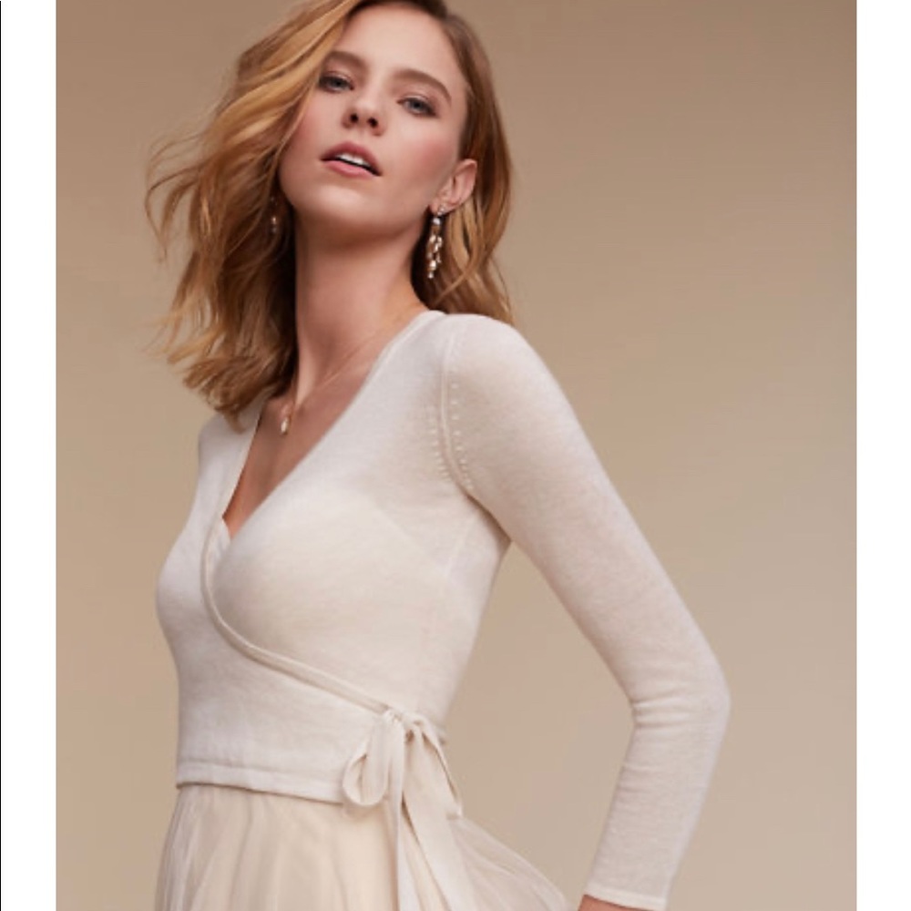 BHLDN Angelina wrap-Ivory